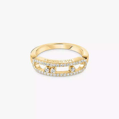 [Leaves]BABY MOVE PAVÉ DIAMOND RING