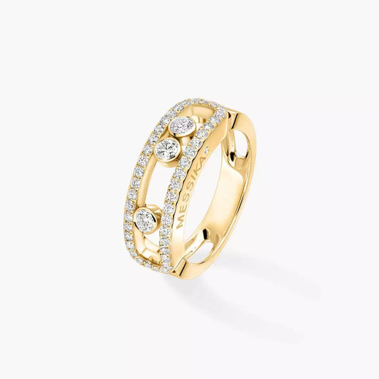 [Leaves]BABY MOVE PAVÉ DIAMOND RING