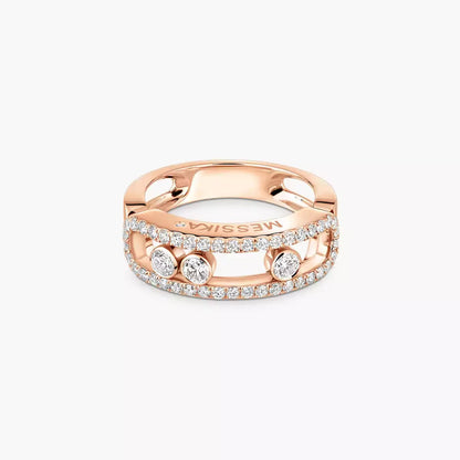 [Leaves]BABY MOVE PAVÉ DIAMOND RING