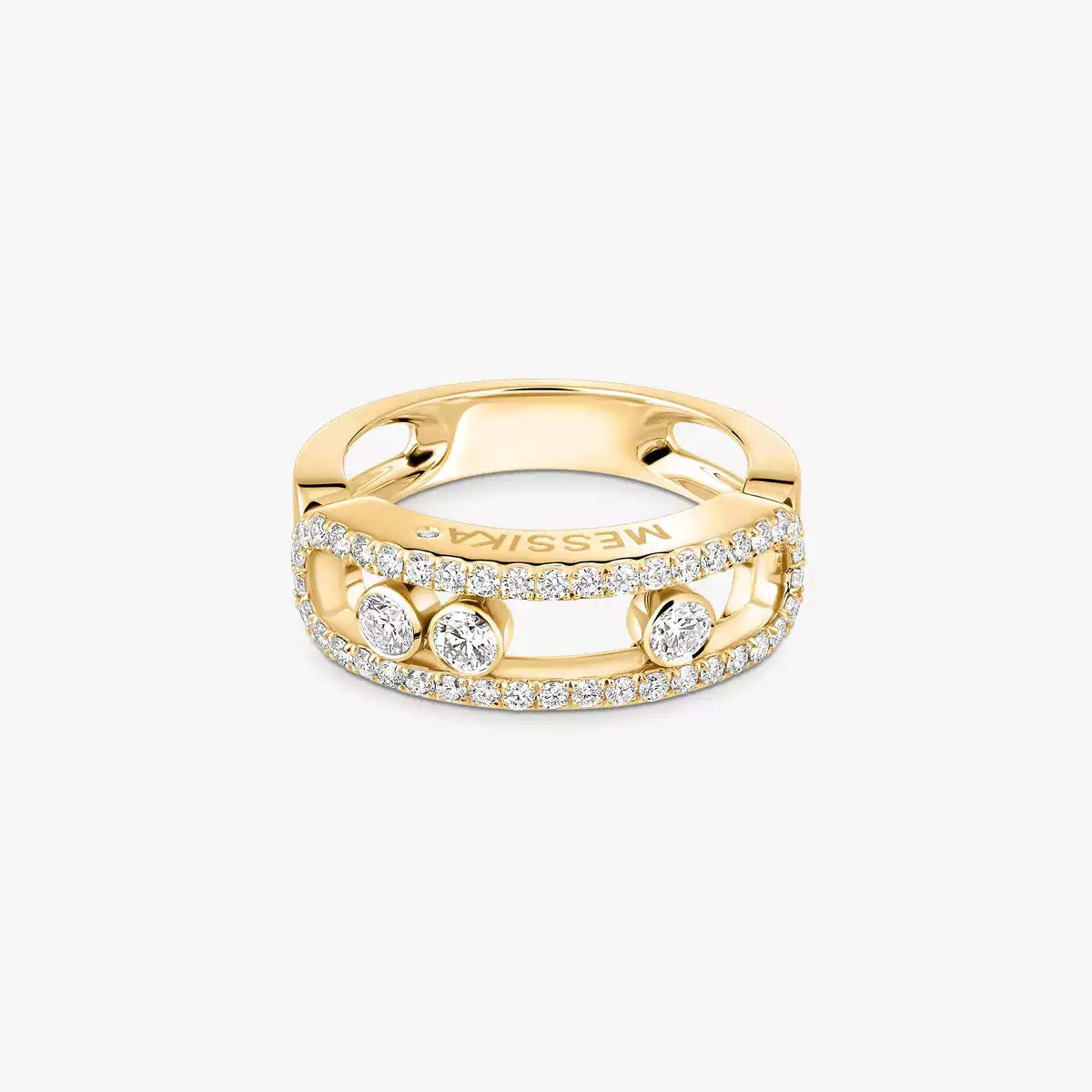 [Leaves]BABY MOVE PAVÉ DIAMOND RING