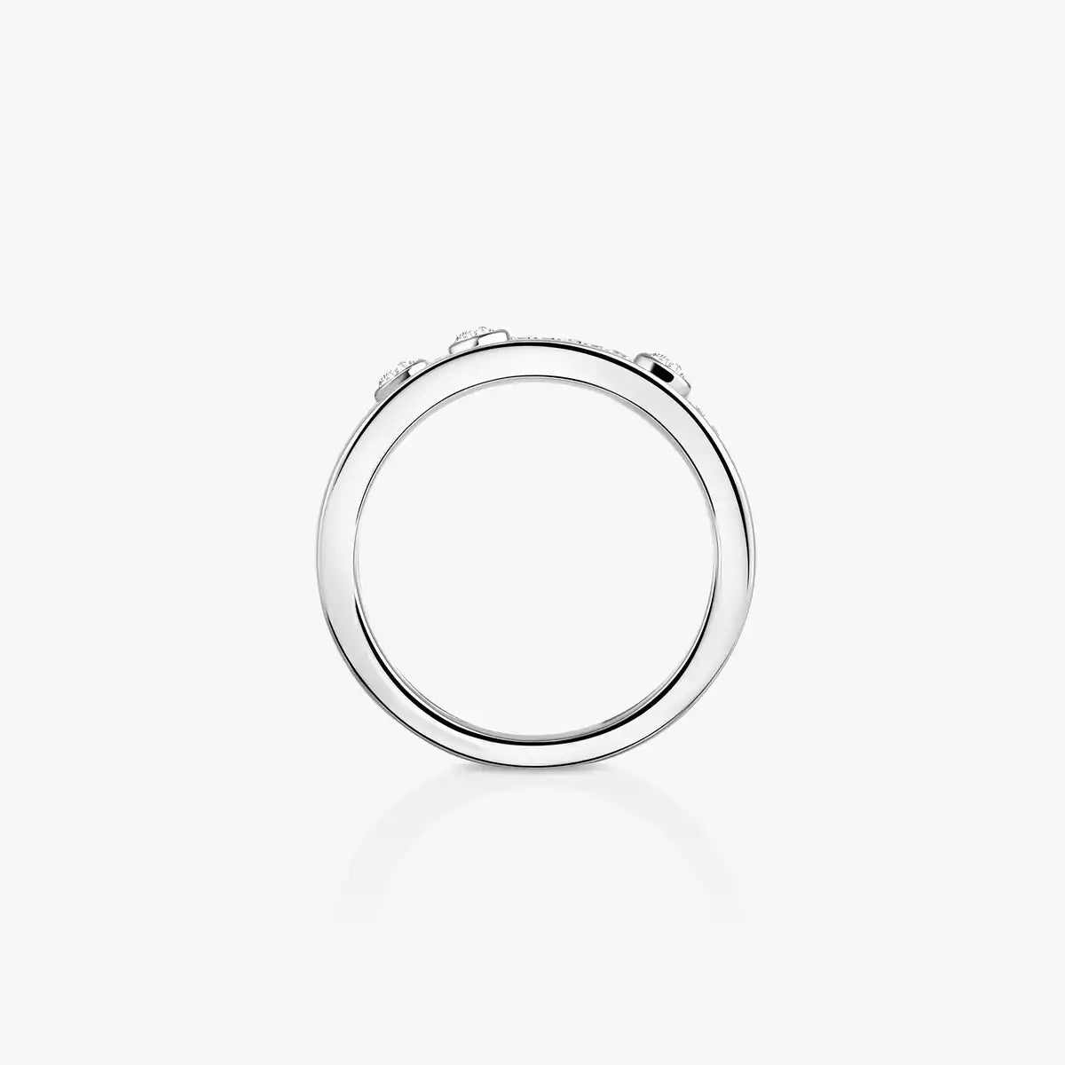[Leaves]MOVE NOA PAVÉ DIAMOND INTERLOCKING RING