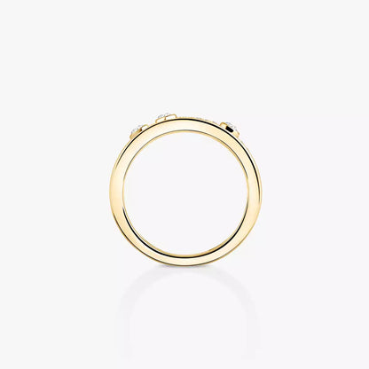[Leaves]MOVE NOA PAVÉ DIAMOND INTERLOCKING RING