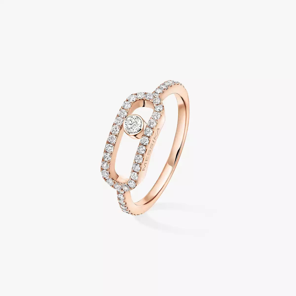 [Leaves]MOVE UNO FULL PAVÉ DIAMOND RING