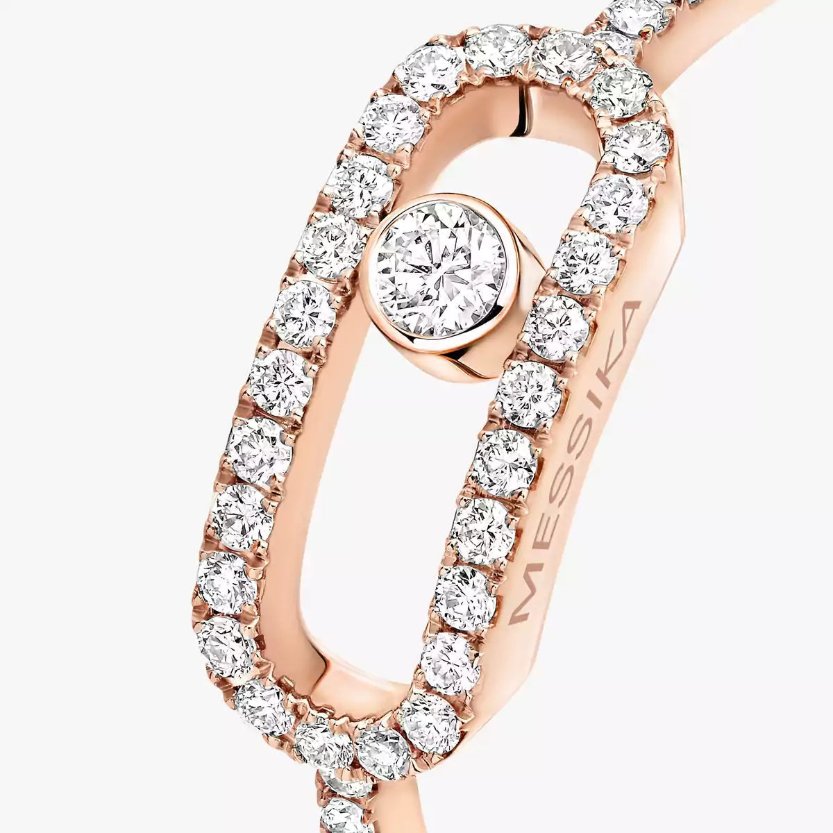 [Leaves]MOVE UNO FULL PAVÉ DIAMOND RING