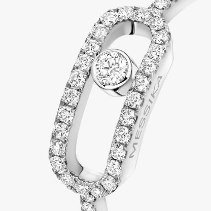 [Leaves]MOVE UNO FULL PAVÉ DIAMOND RING
