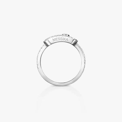 [Leaves]MOVE UNO FULL PAVÉ DIAMOND RING