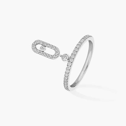 [Leaves]MOVE UNO DIAMOND RING
