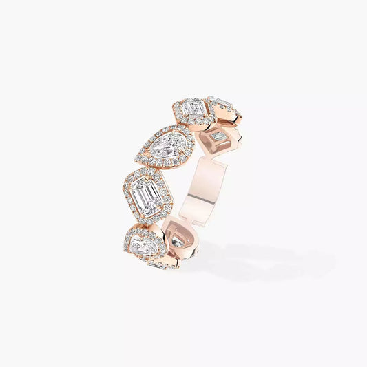 [Leaves]MY TWIN DIAMOND WEDDING RING