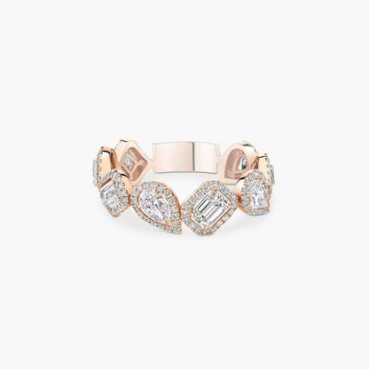 [Leaves]MY TWIN DIAMOND WEDDING RING