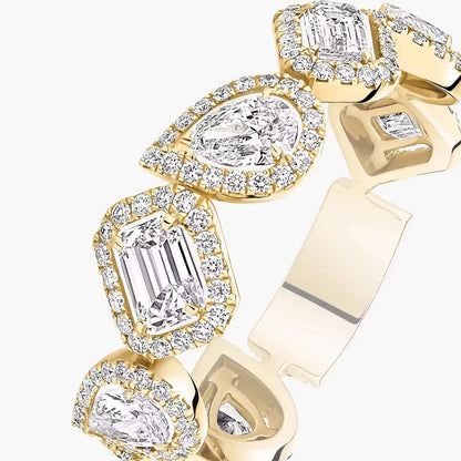 [Leaves]MY TWIN DIAMOND WEDDING RING