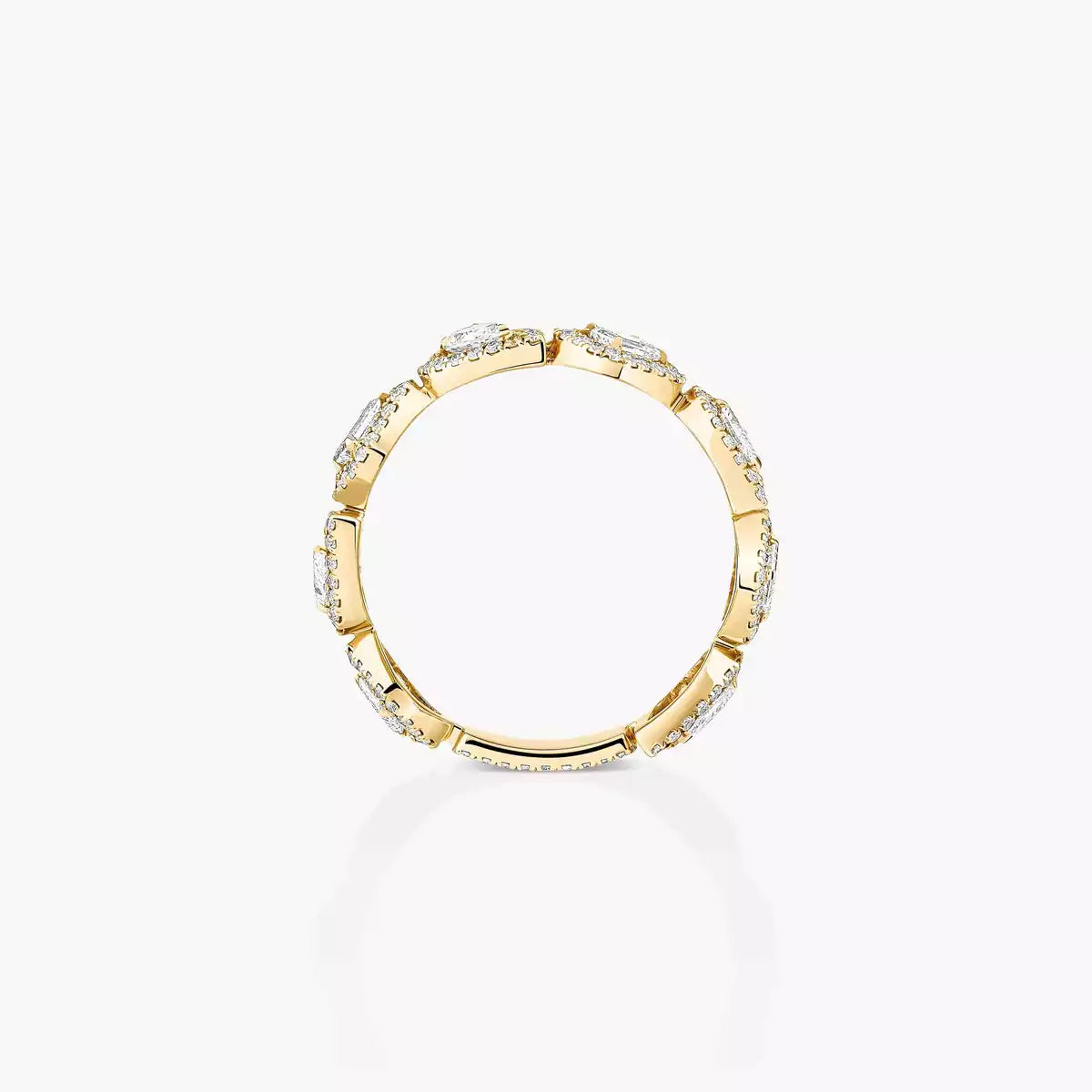[Leaves]MY TWIN DIAMOND WEDDING RING