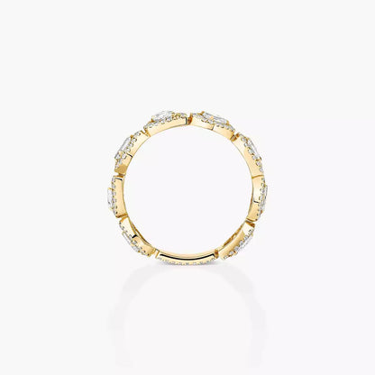 [Leaves]MY TWIN DIAMOND WEDDING RING