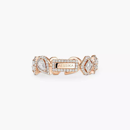 [Leaves]MY TWIN DIAMOND WEDDING RING