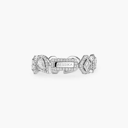 [Leaves]MY TWIN DIAMOND WEDDING RING
