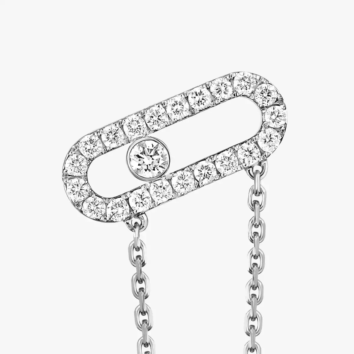 [Leaves]MOVE UNO ALL DIAMOND STUD EARRINGS