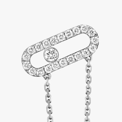 [Leaves]MOVE UNO ALL DIAMOND STUD EARRINGS