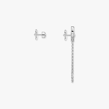 [Leaves]MOVE UNO ALL DIAMOND STUD EARRINGS