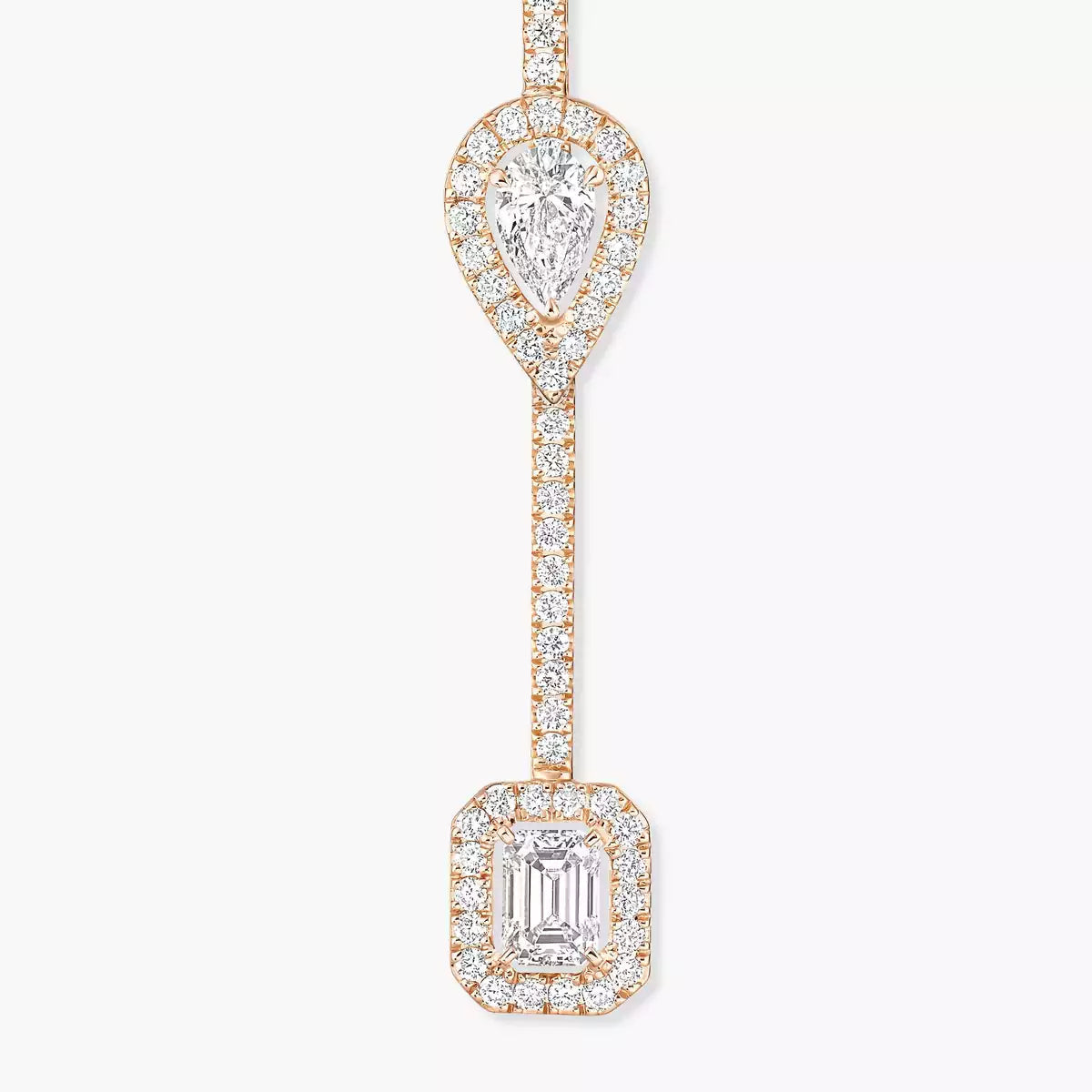 [Leaves]MY TWIN DIAMOND DROP EARRINGS