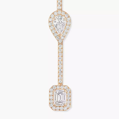 [Leaves]MY TWIN DIAMOND DROP EARRINGS