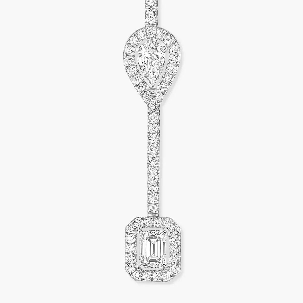[Leaves]MY TWIN DIAMOND DROP EARRINGS
