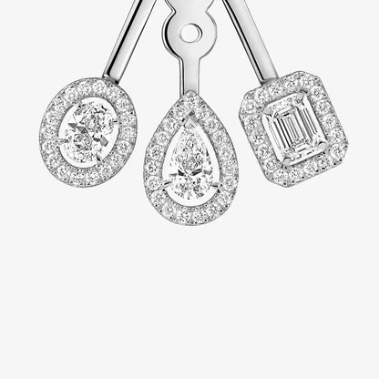 [Leaves]MY TWIN TRIO DIAMOND EARRINGS