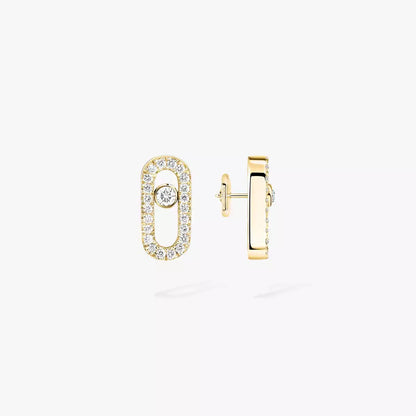 [Leaves]MOVE UNO DIAMOND EARRINGS
