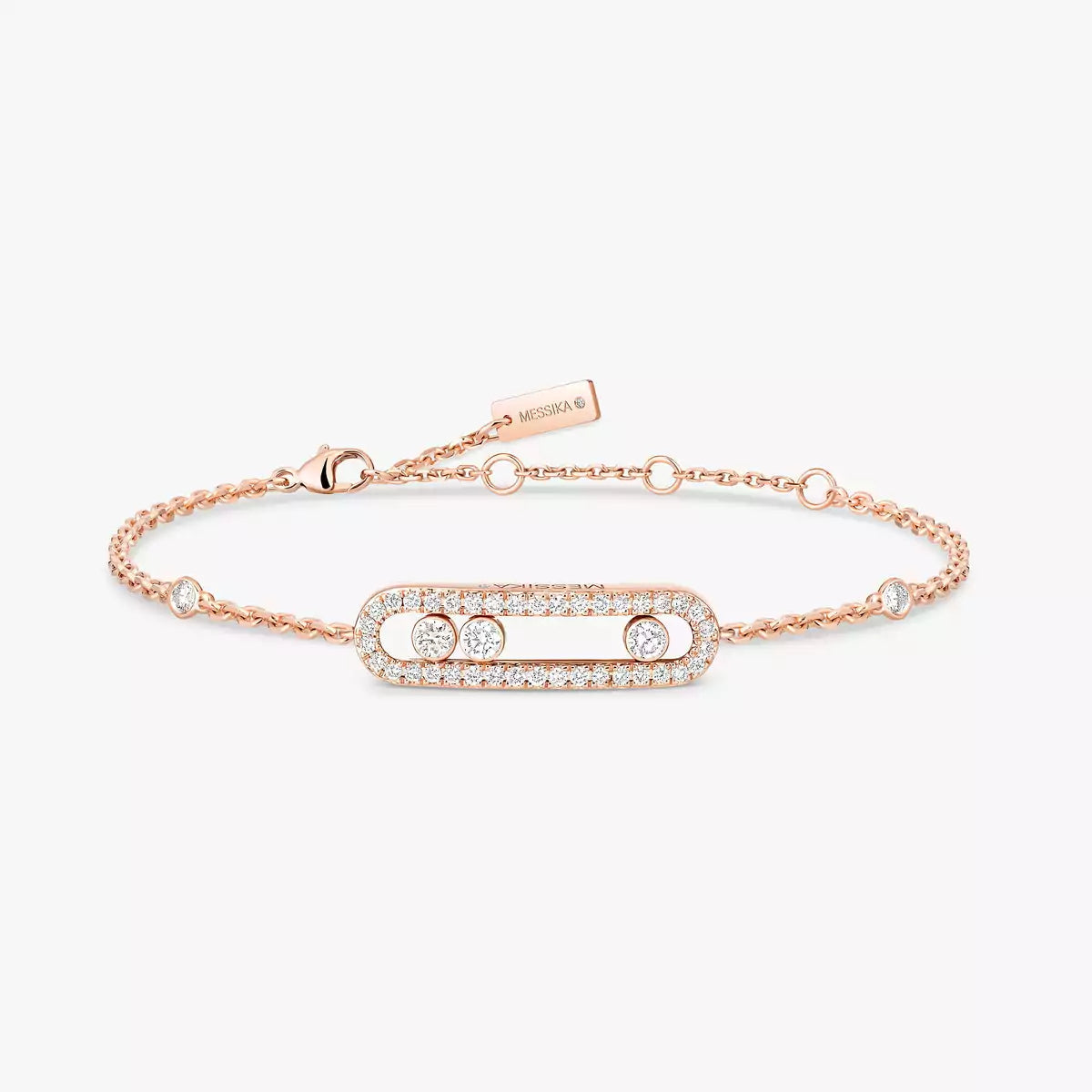 [Leaves]PAVÉ BABY MOVE DIAMOND BRACELET