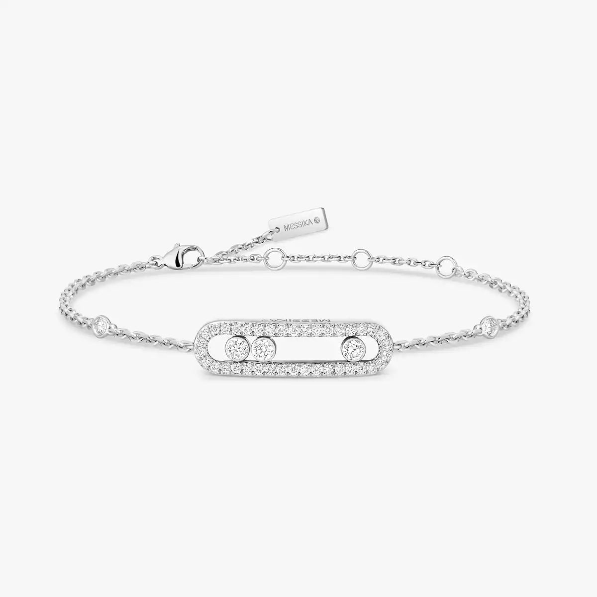 [Leaves]PAVÉ BABY MOVE DIAMOND BRACELET
