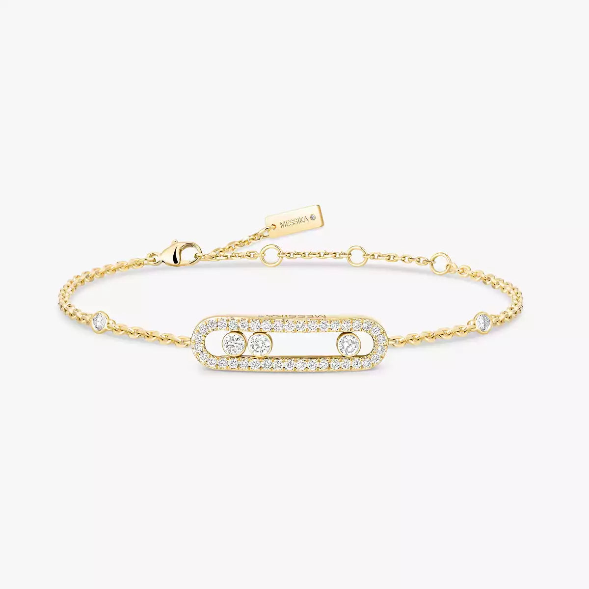 [Leaves]PAVÉ BABY MOVE DIAMOND BRACELET