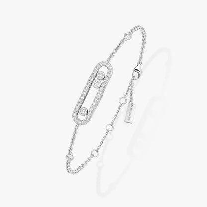 [Leaves]PAVÉ BABY MOVE DIAMOND BRACELET