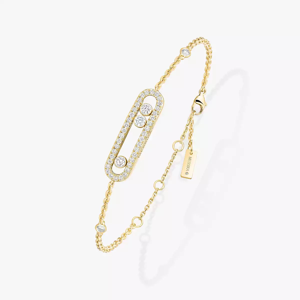 [Leaves]Pavé Baby Move Diamond Bracelet