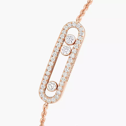 [Leaves]PAVÉ BABY MOVE DIAMOND BRACELET