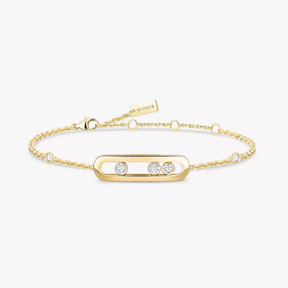 [Leaves]BABY MOVE DIAMOND BRACELET