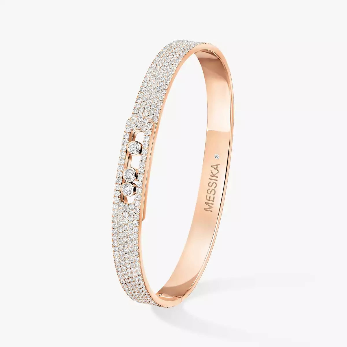 [Leaves]MOVE NOA FULL-PAVÉ DIAMOND BANGLE BRACELET