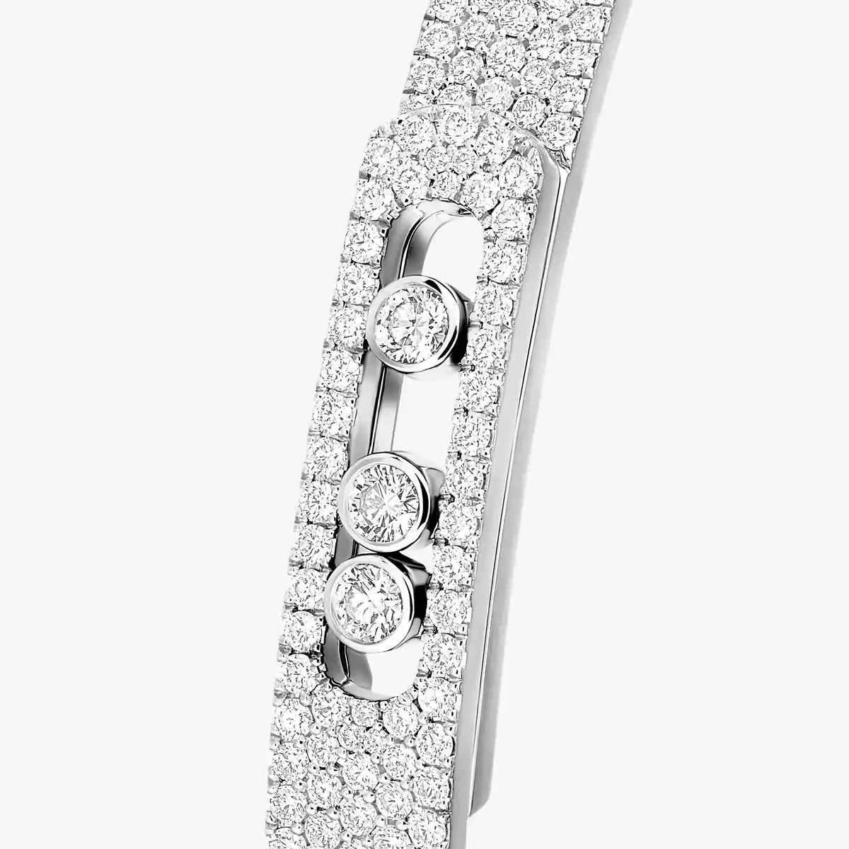 [Leaves]MOVE NOA FULL-PAVÉ DIAMOND BANGLE BRACELET