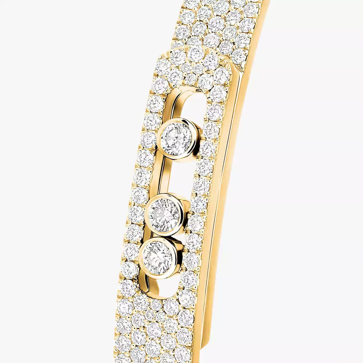 [Leaves]MOVE NOA FULL-PAVÉ DIAMOND BANGLE BRACELET