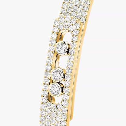 [Leaves]MOVE NOA FULL-PAVÉ DIAMOND BANGLE BRACELET