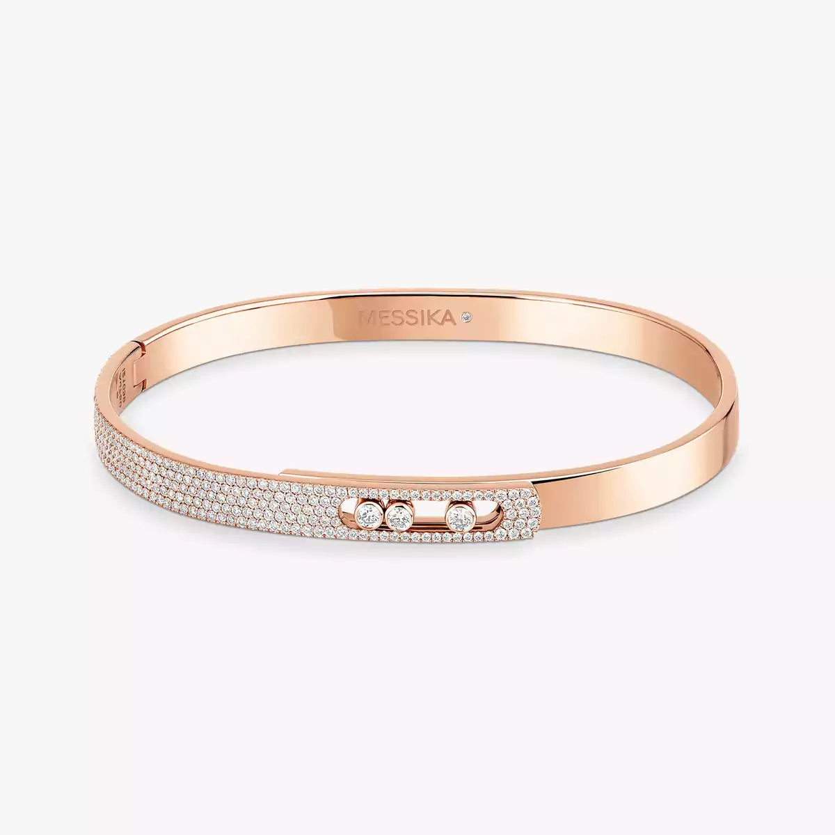 [Leaves]MOVE NOA PAVÉ DIAMOND BANGLE BRACELET