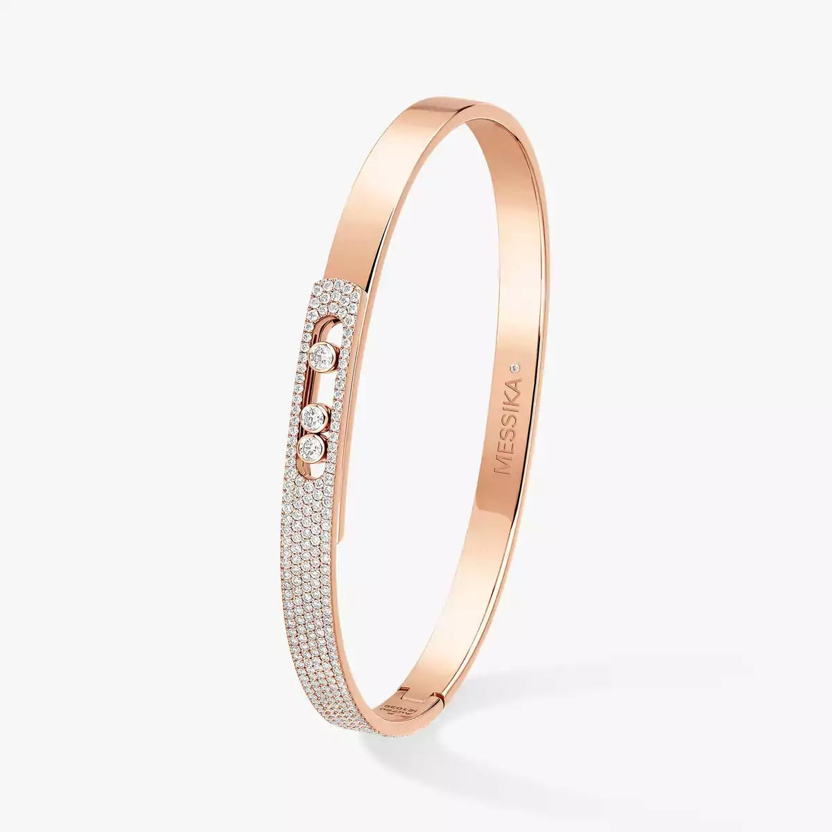 [Leaves]MOVE NOA PAVÉ DIAMOND BANGLE BRACELET