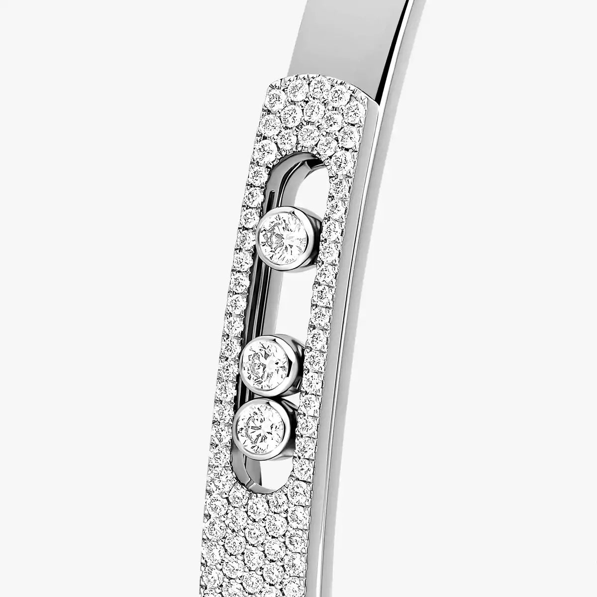 [Leaves]MOVE NOA PAVÉ DIAMOND BANGLE BRACELET