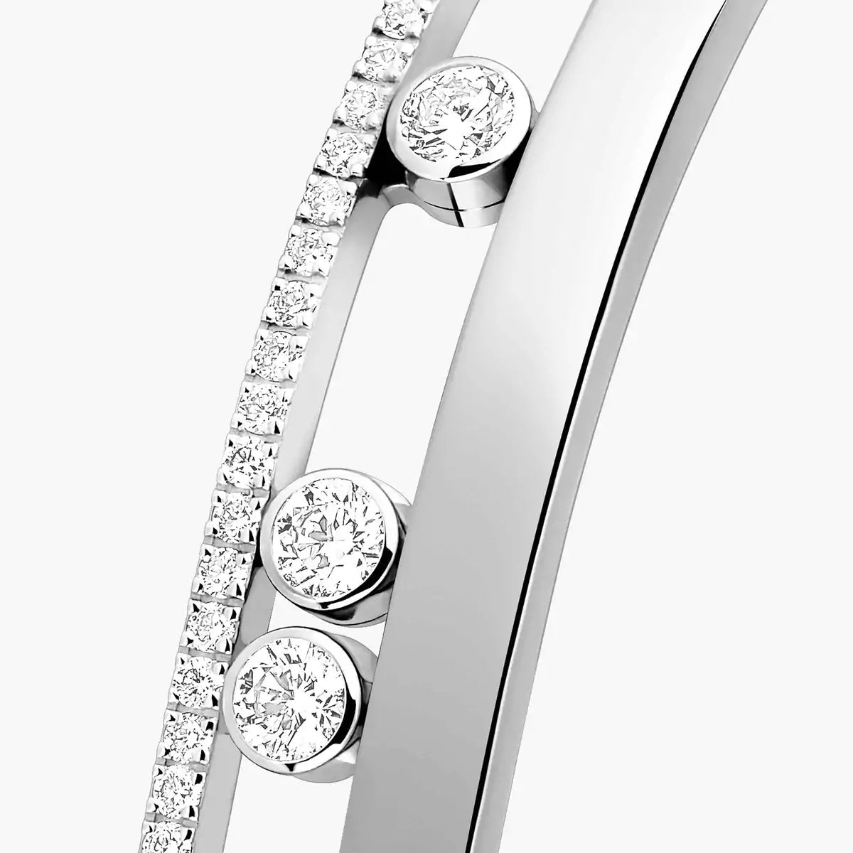 [Leaves]Move Romane Diamond Bangle Bracelet