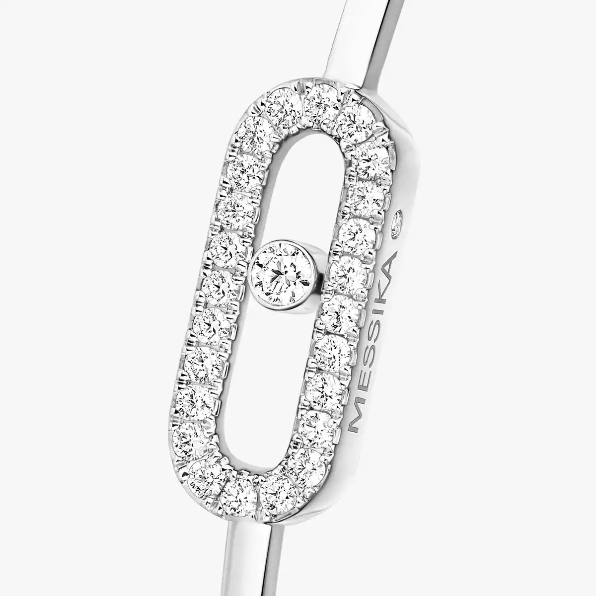 [Leaves]MOVE UNO PAVÉ FLEX BANGLE (MEDIUM)