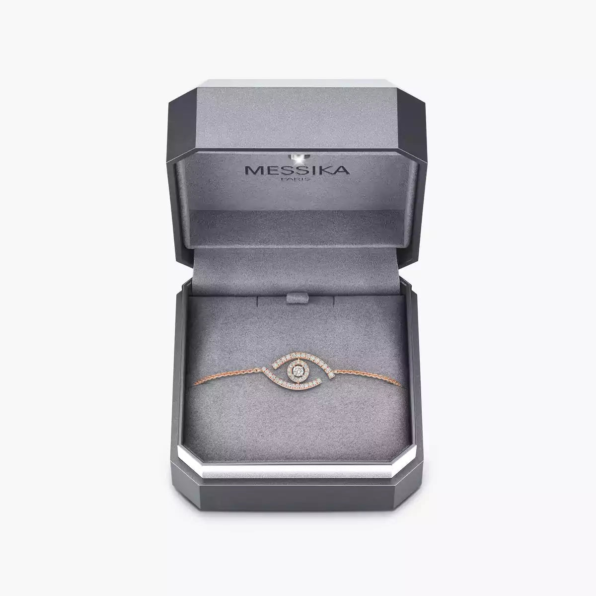 [Leaves]LUCKY EYE PAVÉ-SET DIAMOND BRACELET