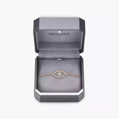 [Leaves]LUCKY EYE PAVÉ-SET DIAMOND BRACELET