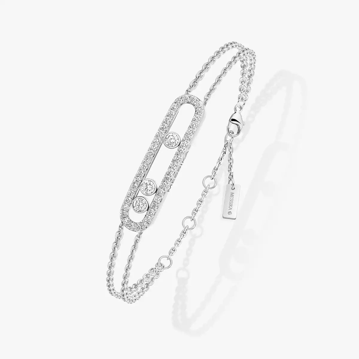 [Leaves]MOVE CLASSIQUE PAVÉ DIAMOND BRACELET