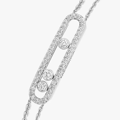 [Leaves]MOVE CLASSIQUE PAVÉ DIAMOND BRACELET