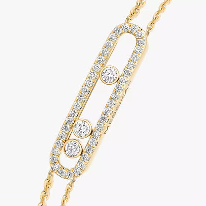 [Leaves]MOVE CLASSIQUE PAVÉ DIAMOND BRACELET
