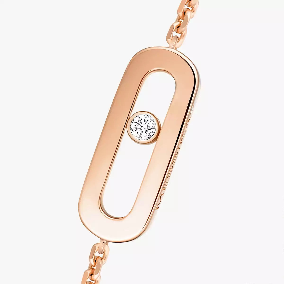 [Leaves]MOVE UNO SINGLE DIAMOND BRACELET