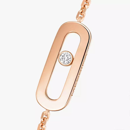 [Leaves]MOVE UNO SINGLE DIAMOND BRACELET