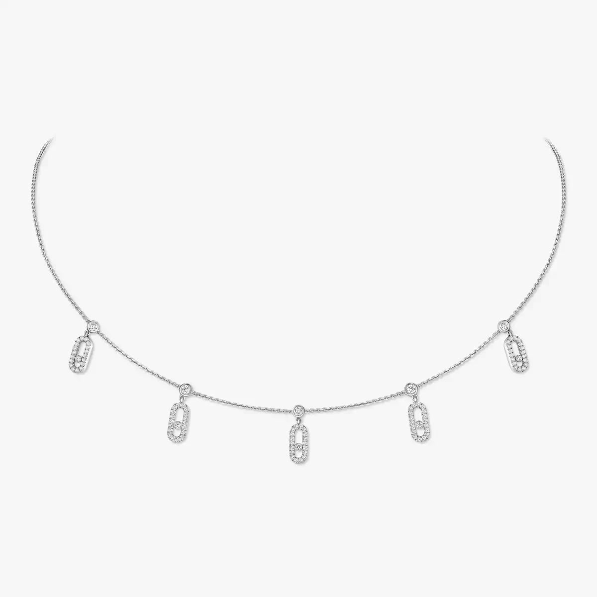 [Leaves]MOVE UNO 5-PENDANT NECKLACE